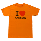 i <3 ecstacy orange tee