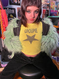 groupie yellow tee