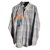 1 of 1 clown plaid button down