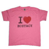 I <3 ecstacy pink tee