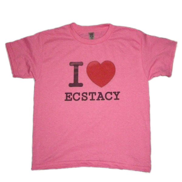 I <3 ecstacy pink tee