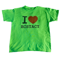 i <3 ecstacy green tee