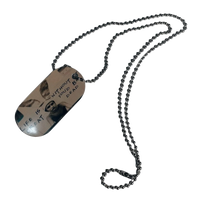gummo 90’s dog tag necklace