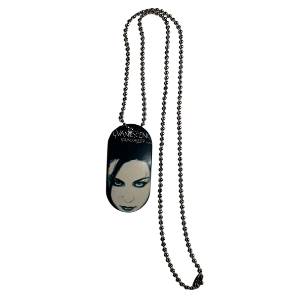 evanescence dog tag necklace
